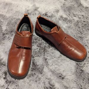 Women's Casual Leather shoes ECCO  Light Street Monk Size 38EU, 8US Brown